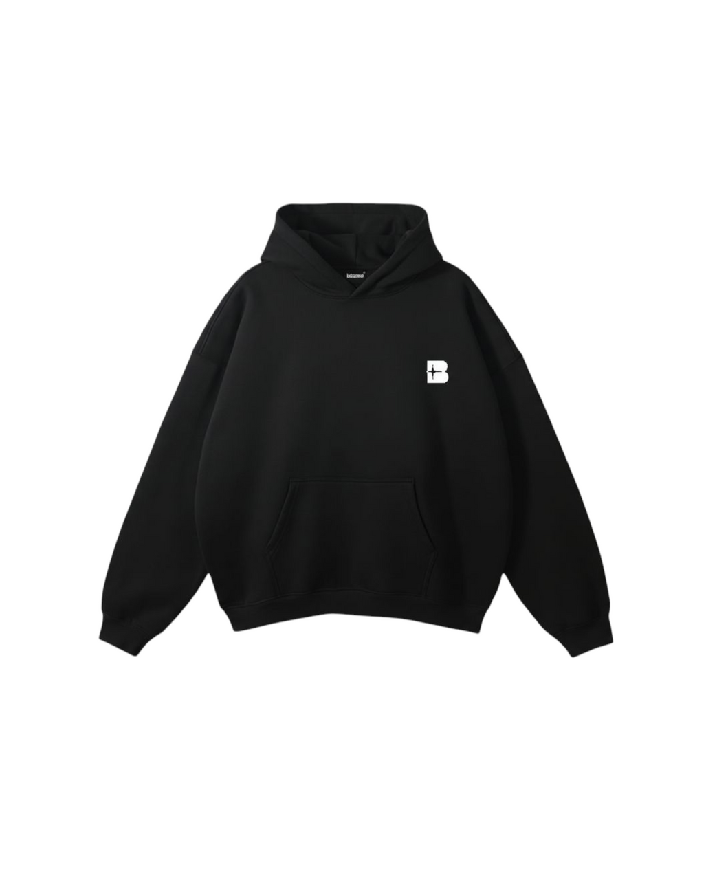 Black hustle hoodie